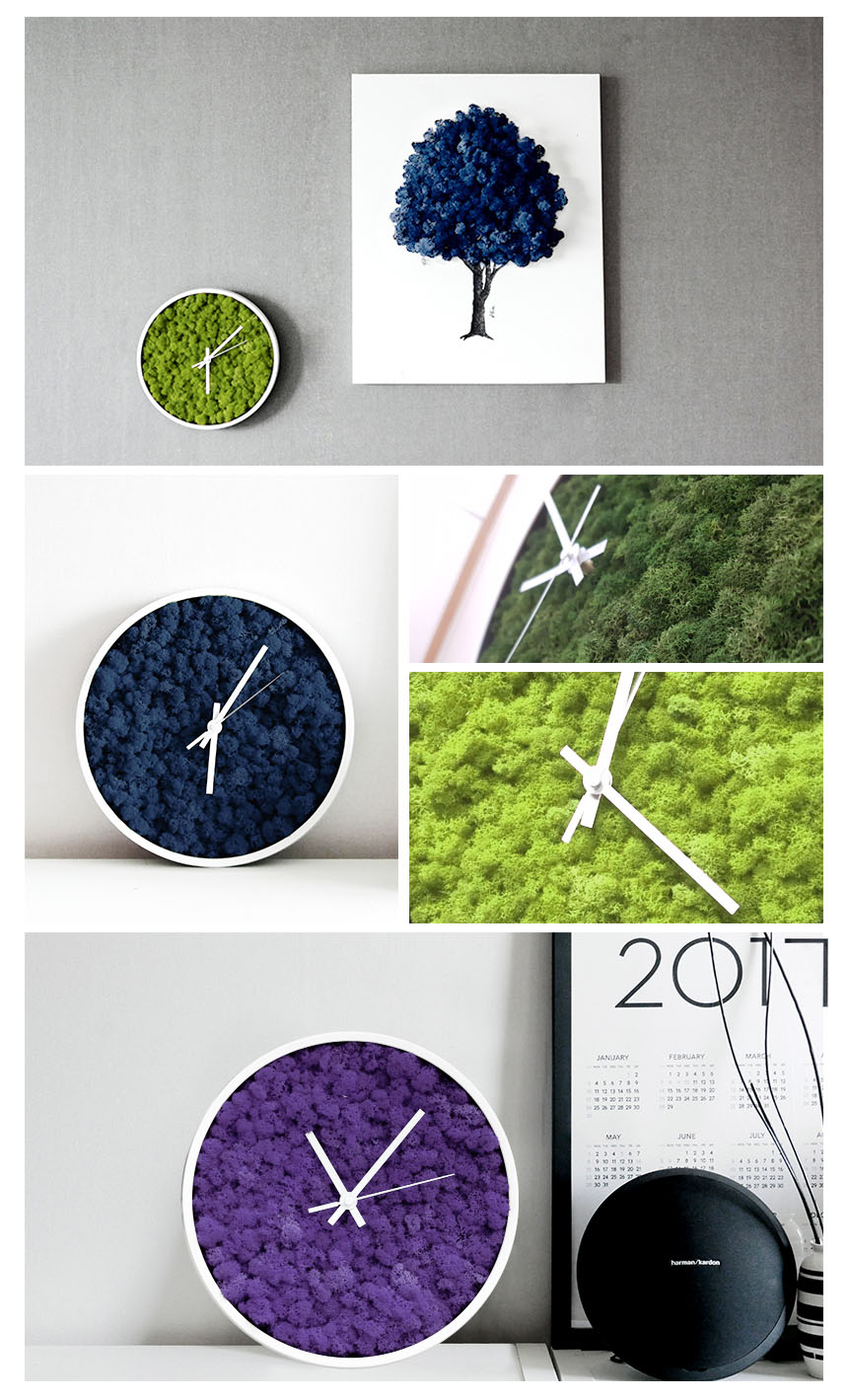 Alvin Design Scandia Moss interior wall clock 7 co