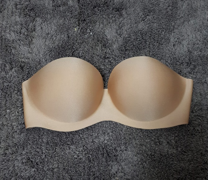 NEW NUBRA Nude non-strap bras off shoulder wedding