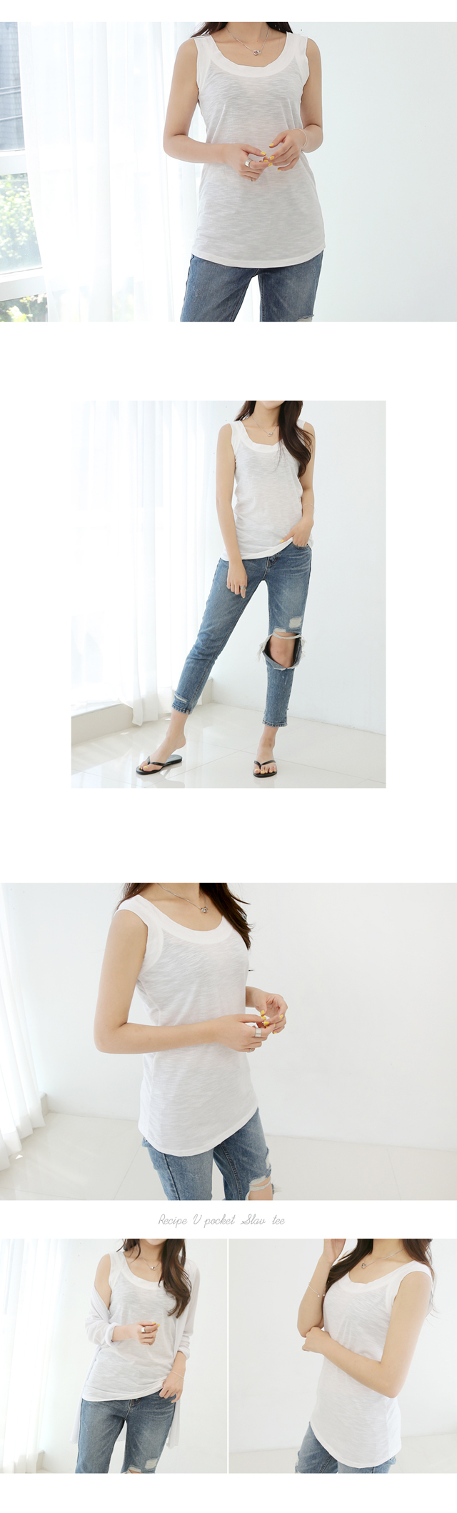 Complete Slab Sleeveless T-shirt Women Women Summe