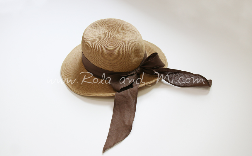 New Hat Raffia Wire Ribbon Hat Summer Hat Natural 