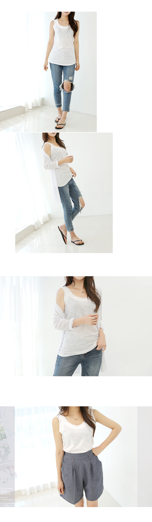 Complete Slab Sleeveless T-shirt Women Women Summe