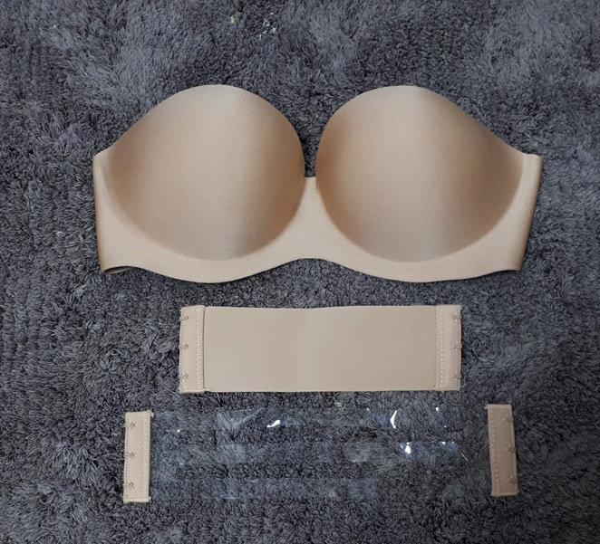 NEW NUBRA Nude non-strap bras off shoulder wedding