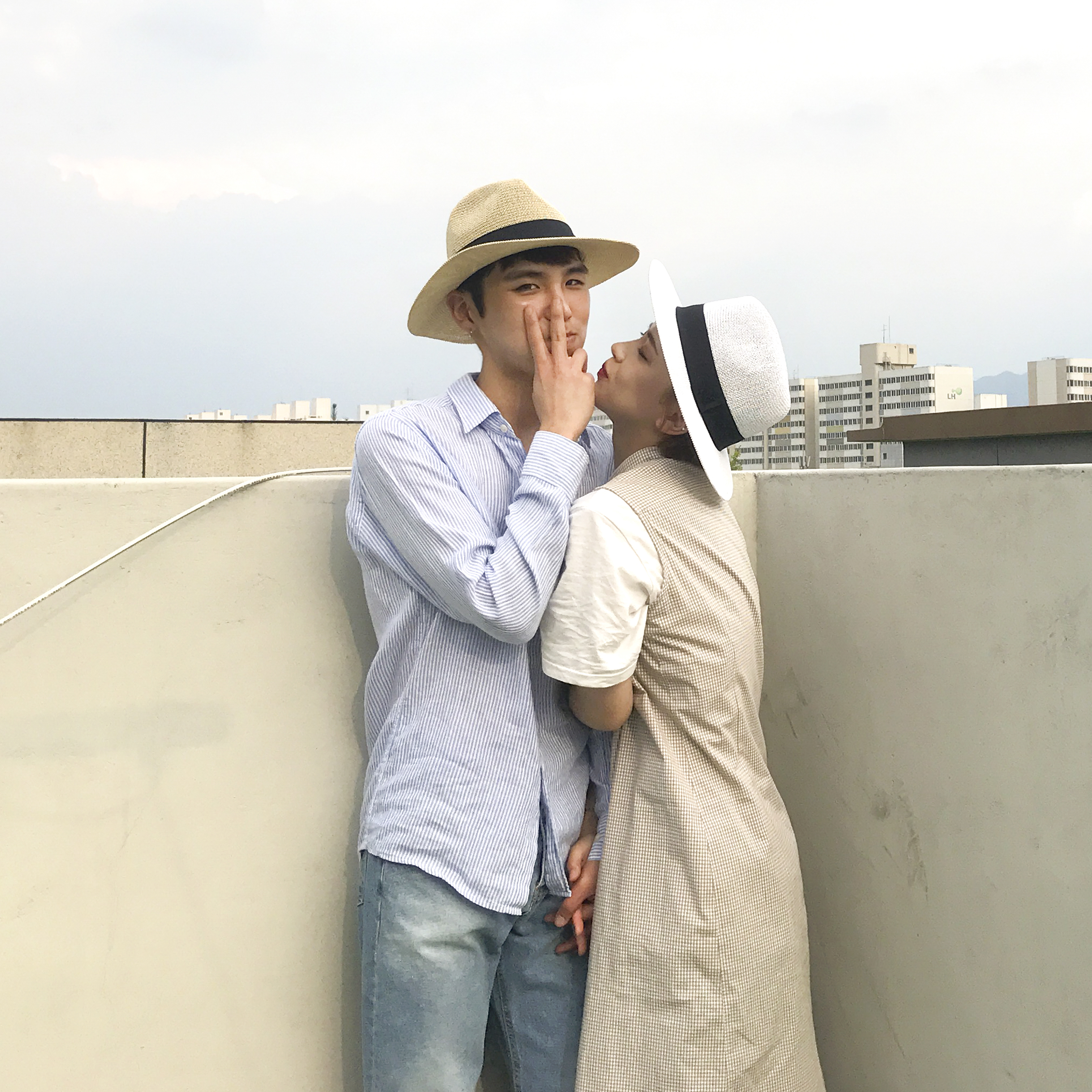 New Women's Hat Summer Man Woman Straw Panama H