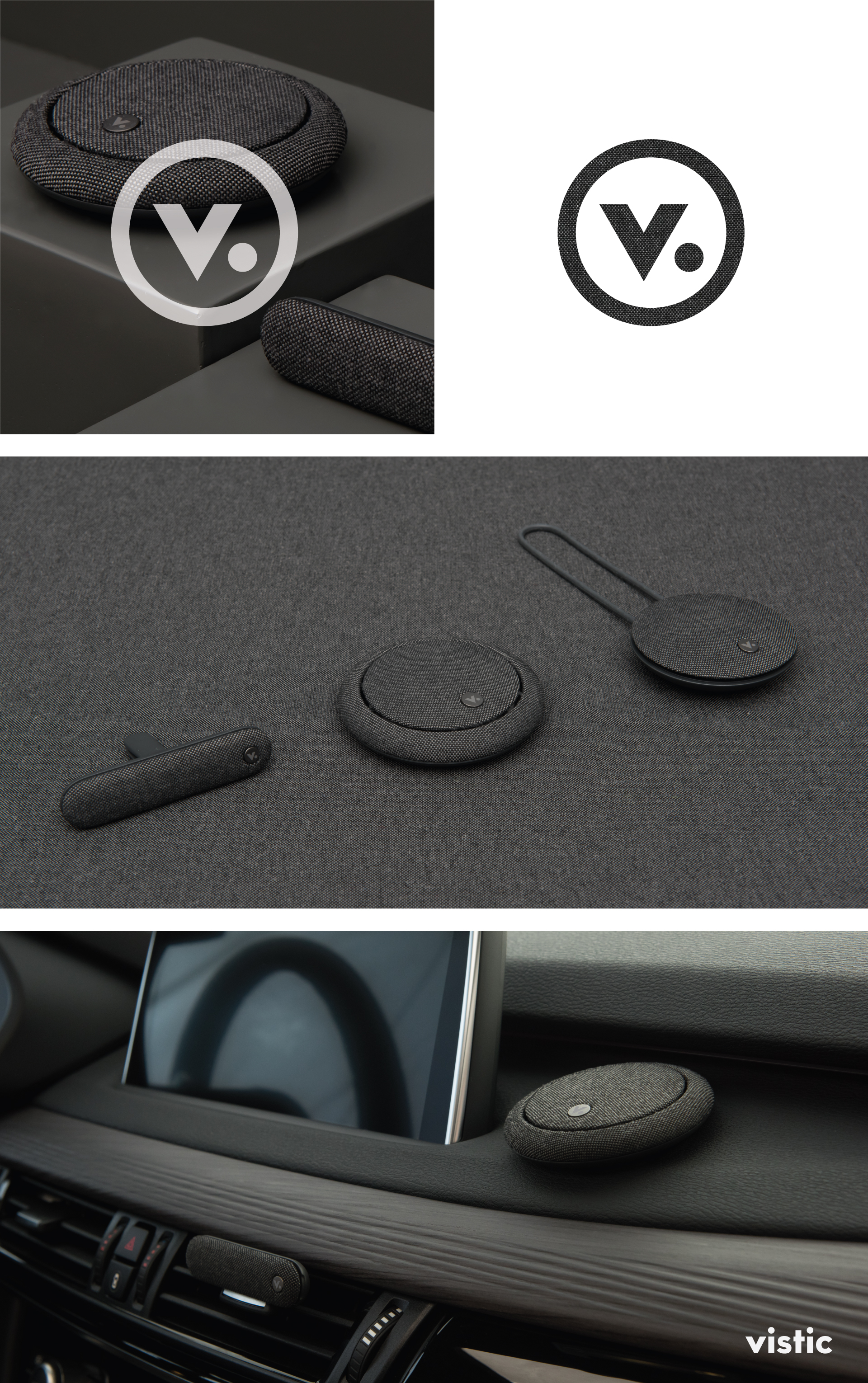 Car Air Freshener vistic non-stick car perfume das