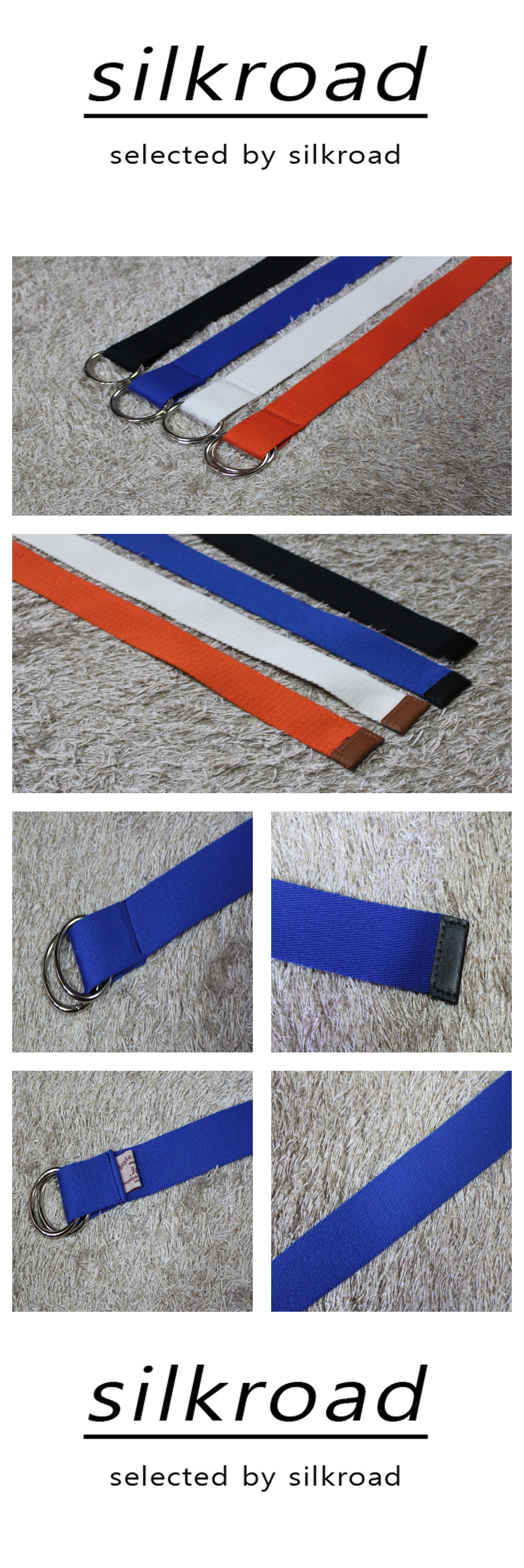 NEW MEN FASHION BELT Uniform plain cotton woven ba