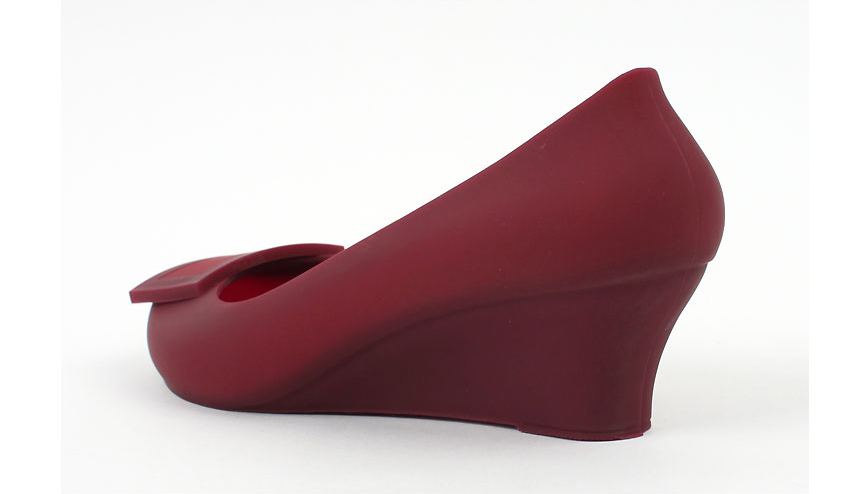 NEW WOMEN JELLY SHOES Square wedge jelly shoes Sum