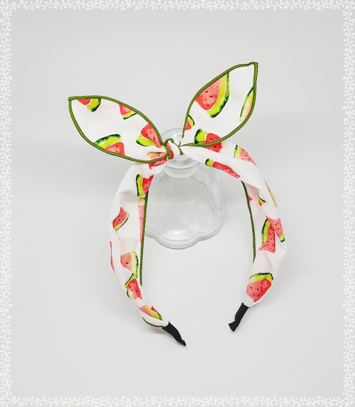 New Wire Ribbon Hair Band Bandana Headband Girls W