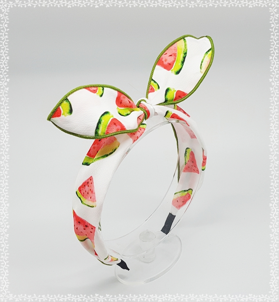 New Wire Ribbon Hair Band Bandana Headband Girls W