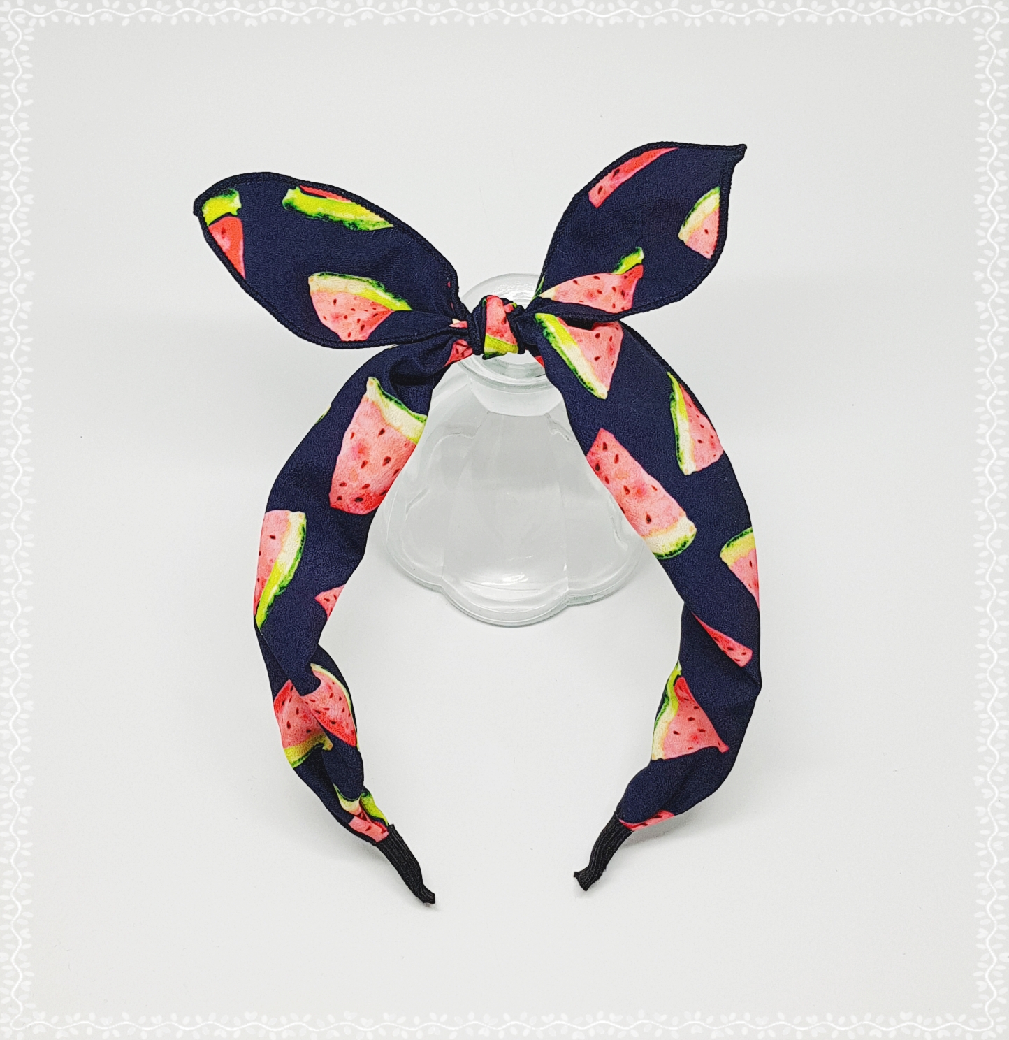 New Wire Ribbon Hair Band Bandana Headband Girls W