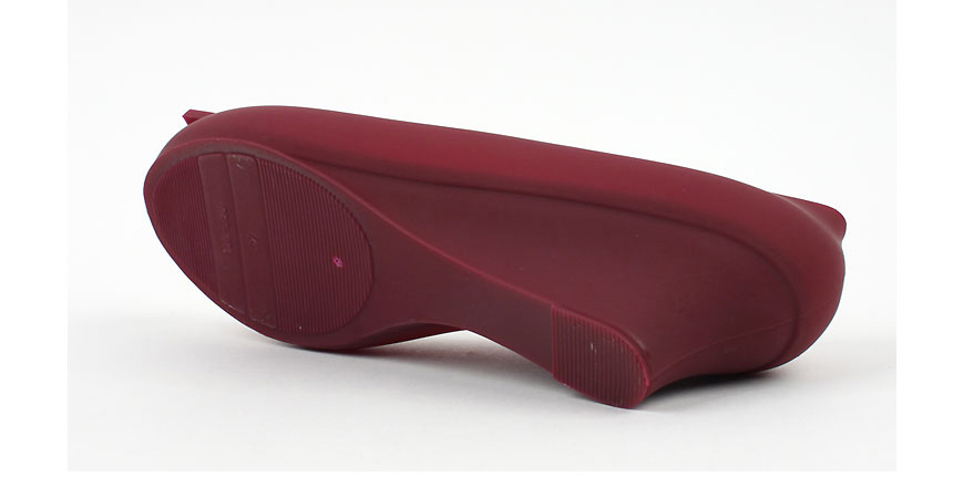 NEW WOMEN JELLY SHOES Square wedge jelly shoes Sum