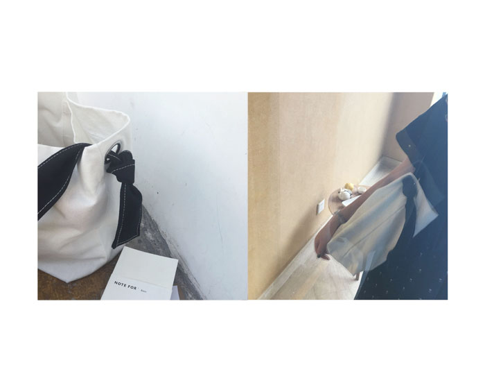 NEW ECO BAG LETTERING TWOWAY ECHO BAGS Unique One-