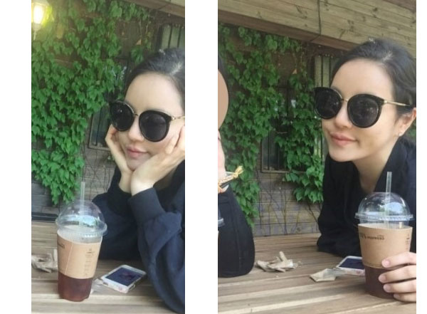 Over-sized sunglasses Women in their 20s Women Rec