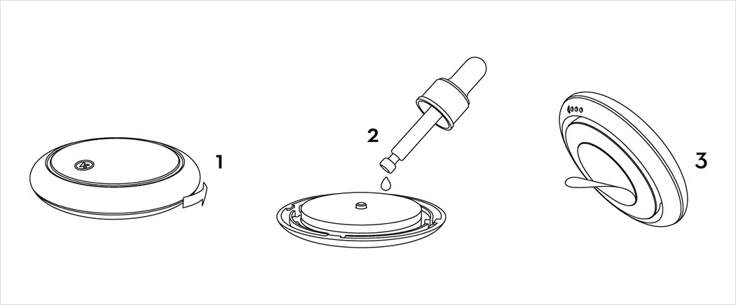 Car Air Freshener vistic non-stick car perfume das