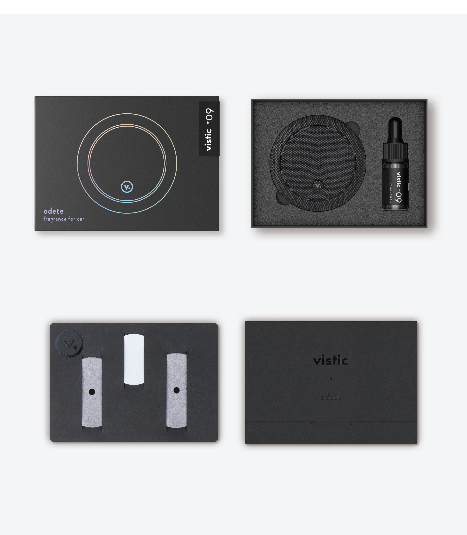 Car Air Freshener vistic non-stick car perfume das