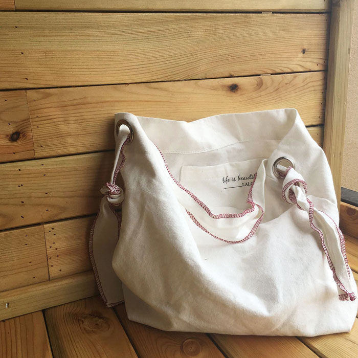 NEW ECO BAG LETTERING TWOWAY ECHO BAGS Unique One-