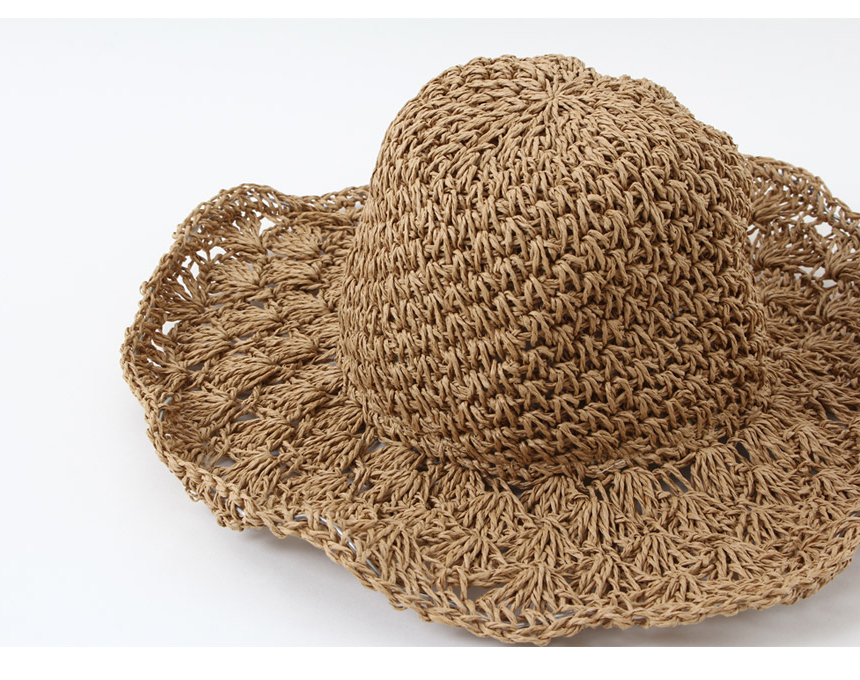 New Hat Simple Straw Raffia Hat Summer Hat Fedora 
