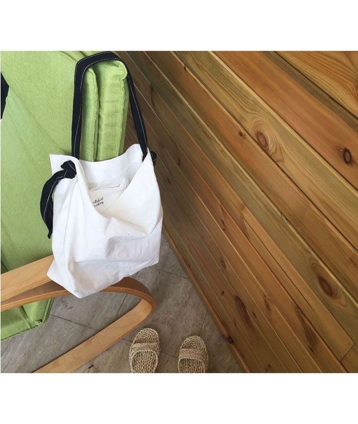 NEW ECO BAG LETTERING TWOWAY ECHO BAGS Unique One-