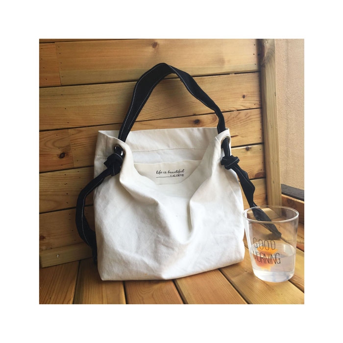 NEW ECO BAG LETTERING TWOWAY ECHO BAGS Unique One-