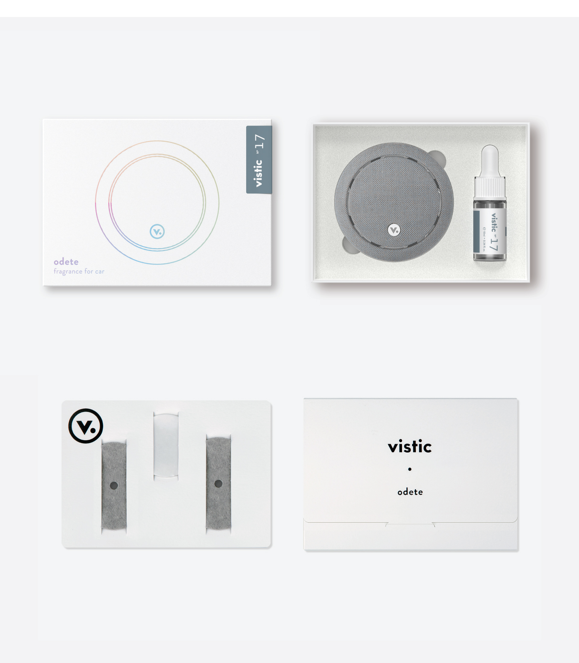 Car Air Freshener vistic non-stick car perfume das