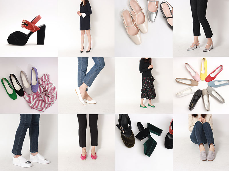 Women Heel Shoes Sandals Enamel Ribbon Sandals JSD