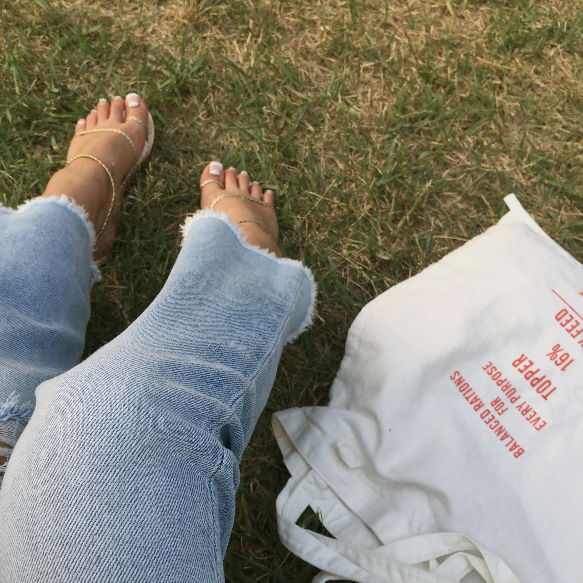 NEW ECO BAG White Lettering Eco Bag Simple Convers