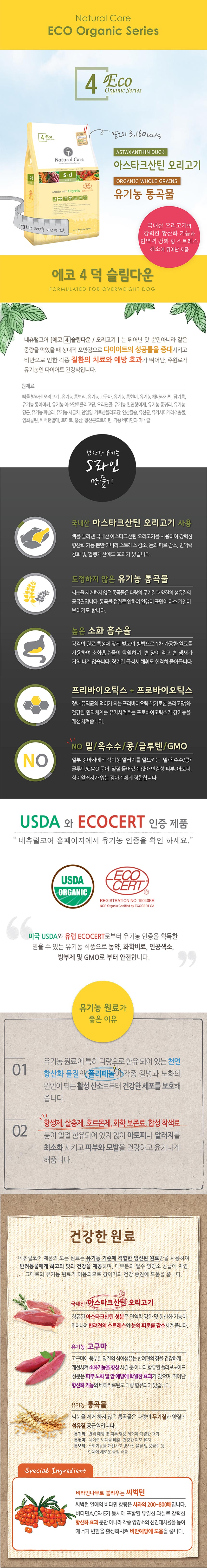 NEW PET DOG FEED Natural Core Echo 4 Slim Down 2kg