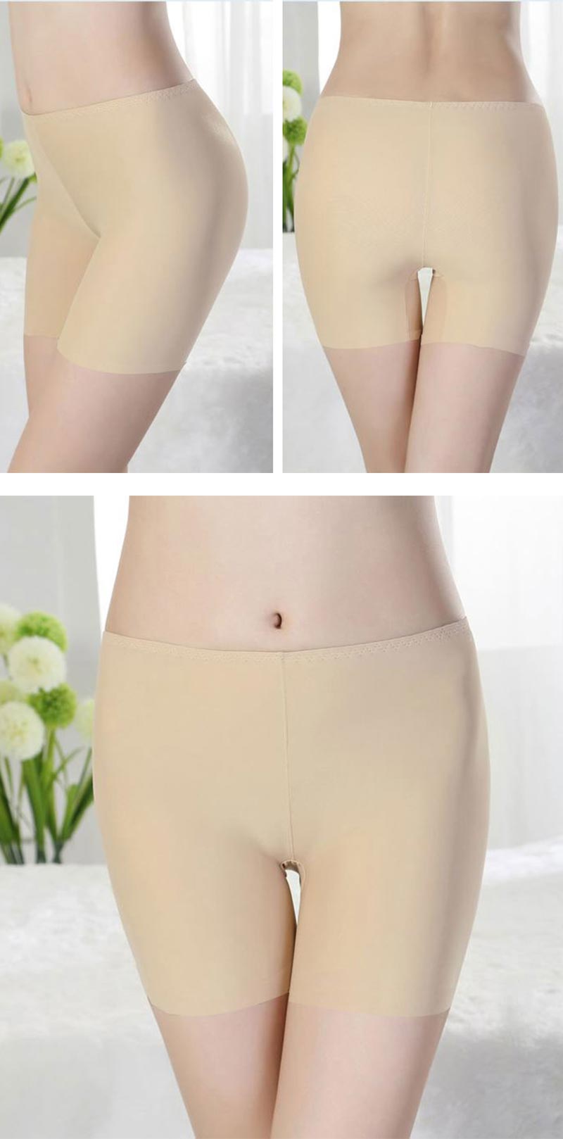 Seamless Shorts 3 Pants Cooler Cooler Inner Stretc