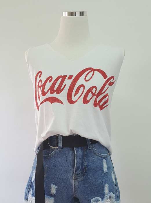 Coca Cola T-Shirt Sleeveless Envy Koko Semi-styled