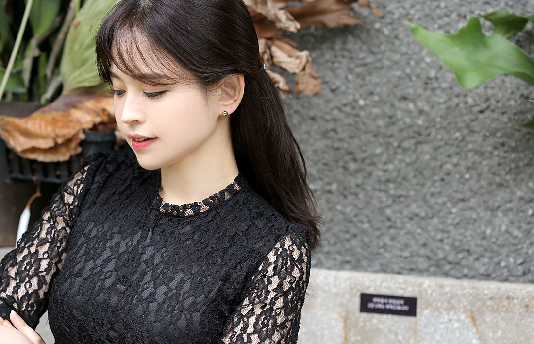 18k Bead Earrings Yellow Gold Pink 14K Ballpoint C