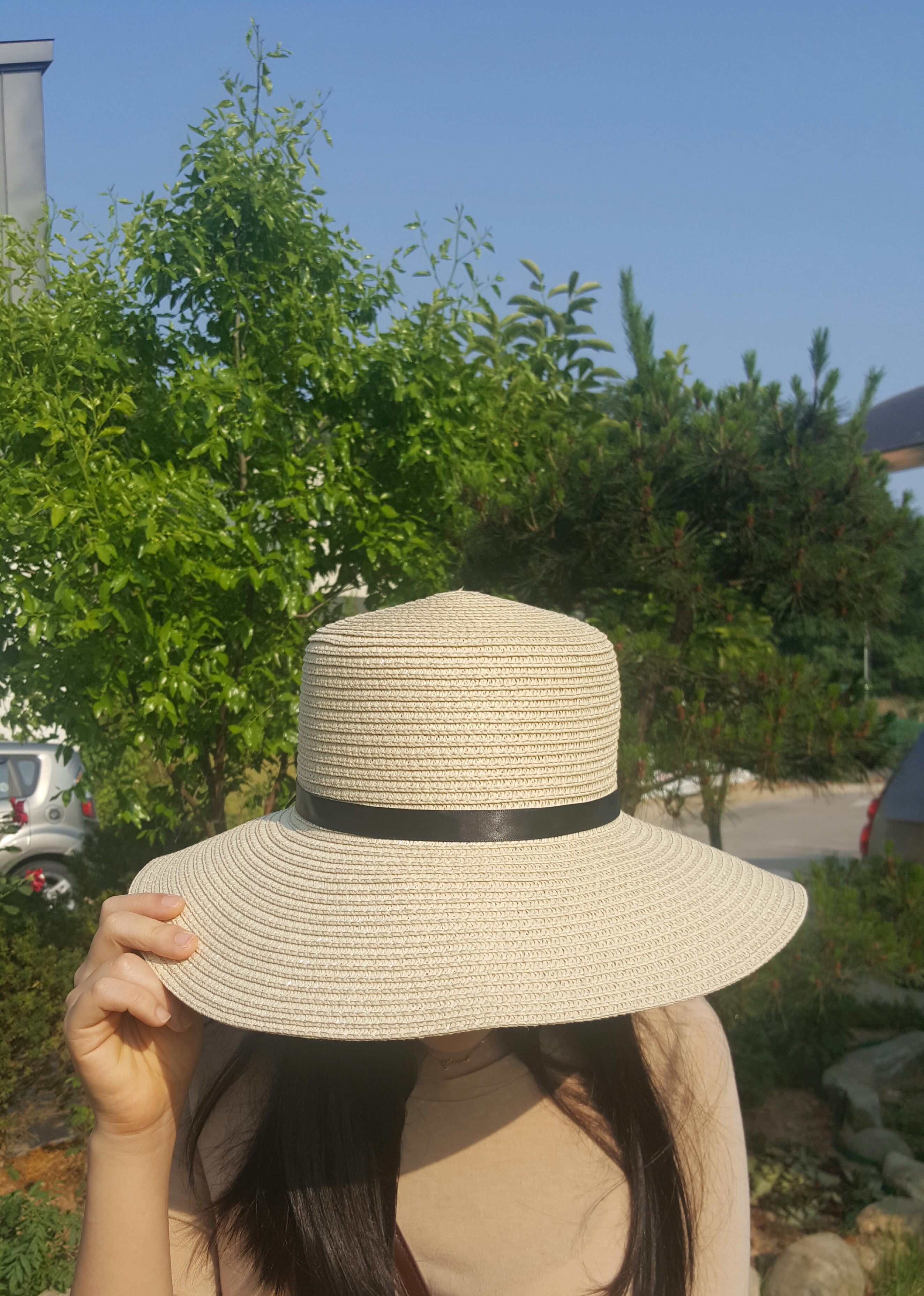 Women Sun Hats Ribbon Hats Straw Hats Scarf Bucket