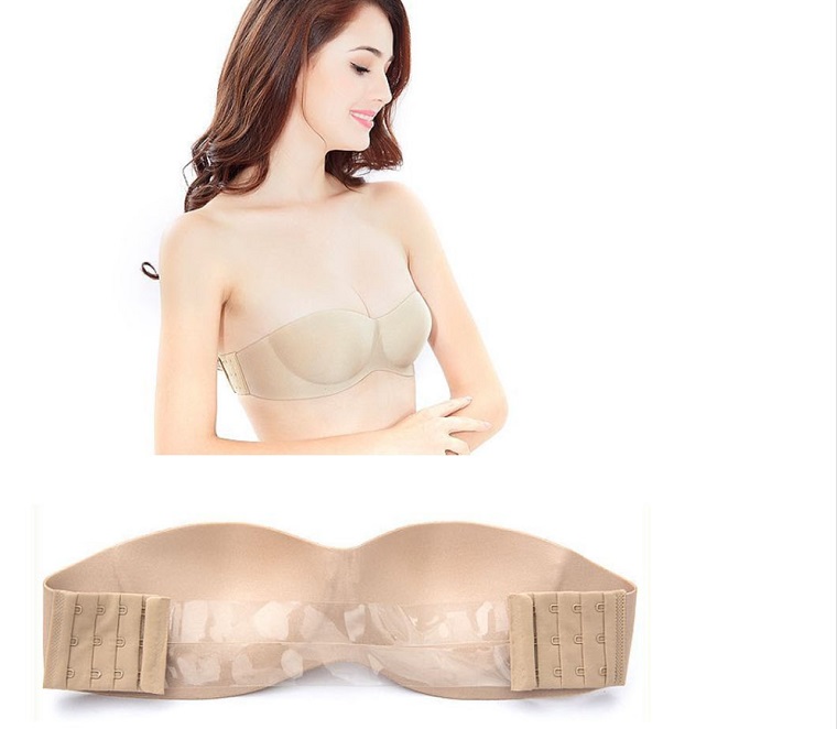 NEW NUBRA Off-Shoulder Bridal Wedding Nude Cordles