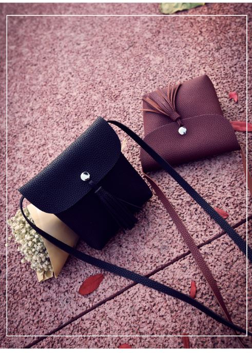 New Wonder Black Cellphone Mini Cross Bags 20's