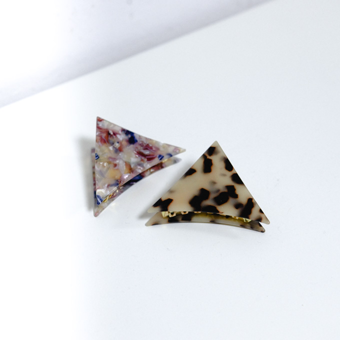 New Gemstones Semi-Brown Frangipani Tie Pins Fragr