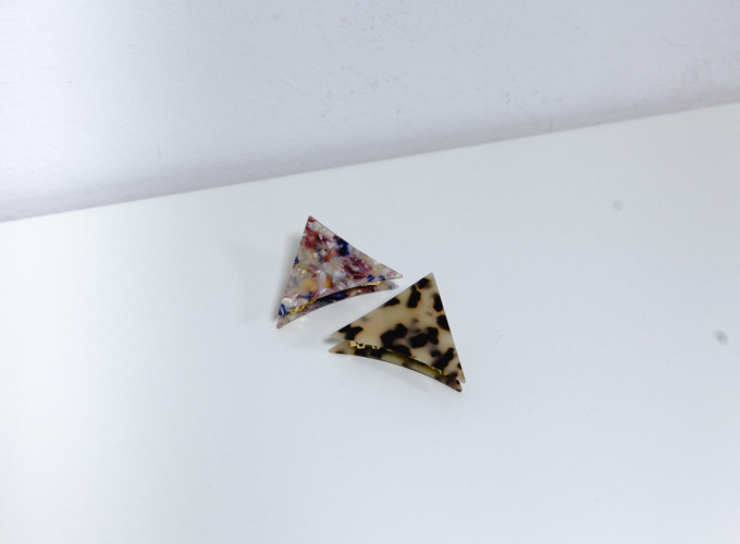 New Gemstones Semi-Brown Frangipani Tie Pins Fragr