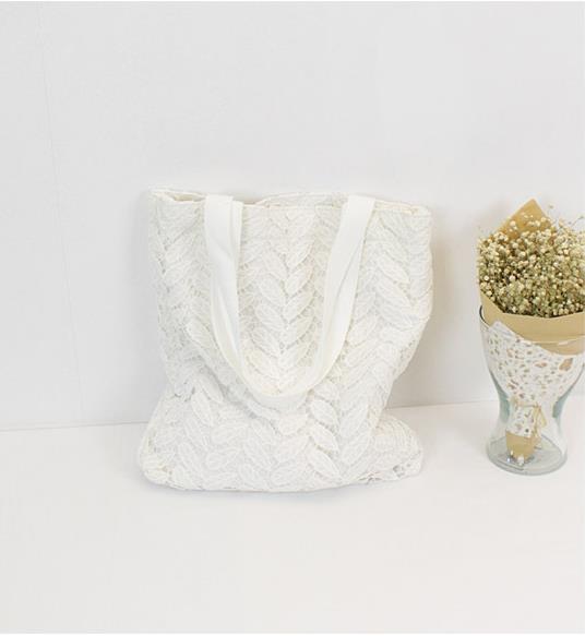 NEW ECO BAG Duck Shop Leaf Pattern Punching Eco Ba