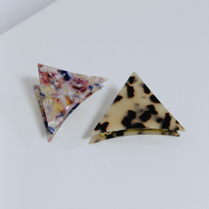 New Gemstones Semi-Brown Frangipani Tie Pins Fragr
