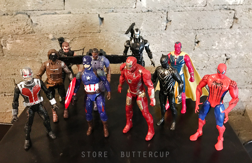 Civil War Movie Hero Figures Separate Marvel Capta