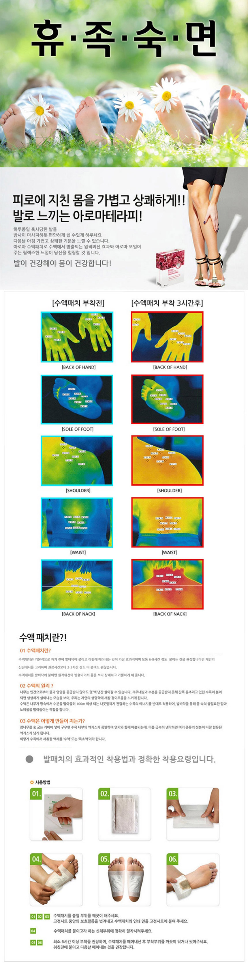 Foot Patch Foot Health Care Sap Sheet 10P + 10P + 