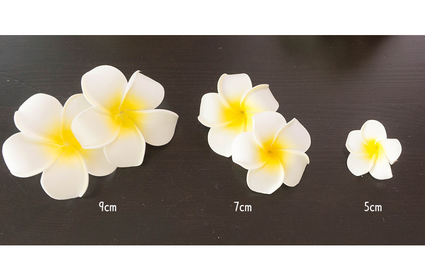 Hawaii Flumeria Flower Self-Wedding Hairpin Access