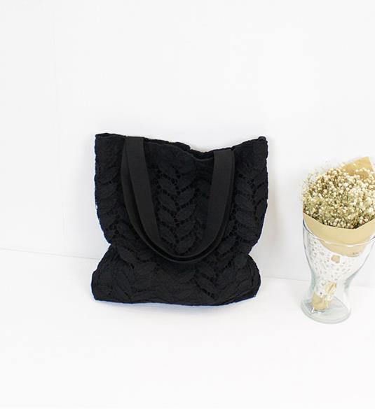 NEW ECO BAG Duck Shop Leaf Pattern Punching Eco Ba