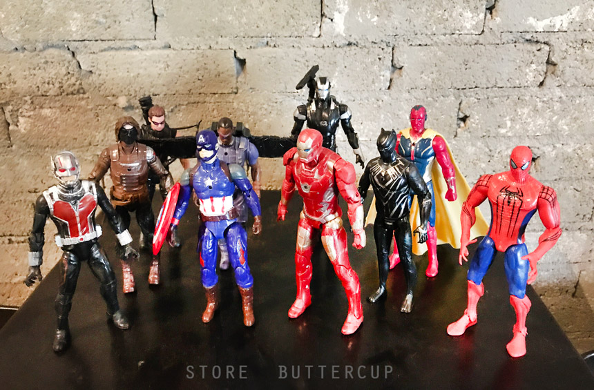 Civil War Movie Hero Figures Separate Marvel Capta