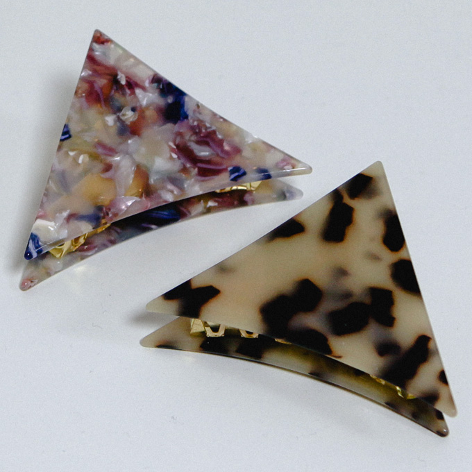 New Gemstones Semi-Brown Frangipani Tie Pins Fragr