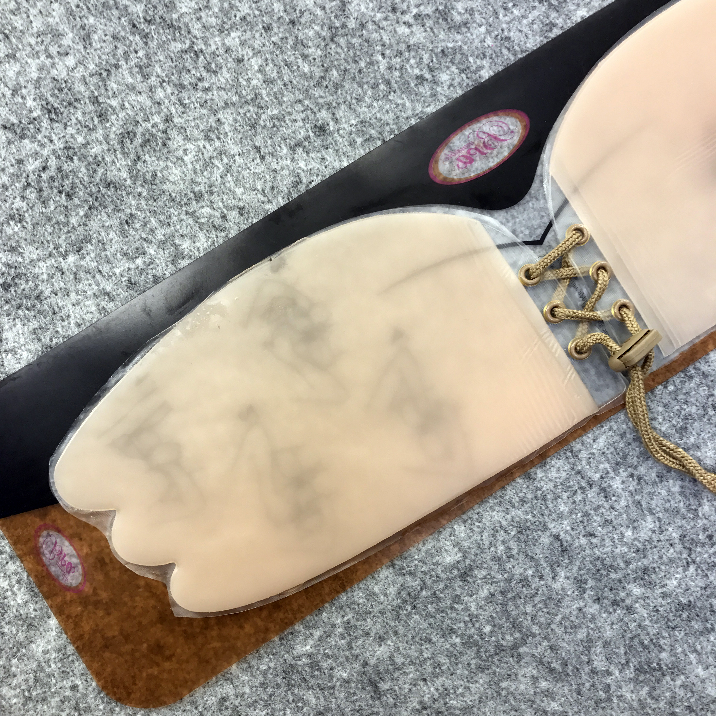 NEW NUBRA Nude bra corset wide silicone wing glue 