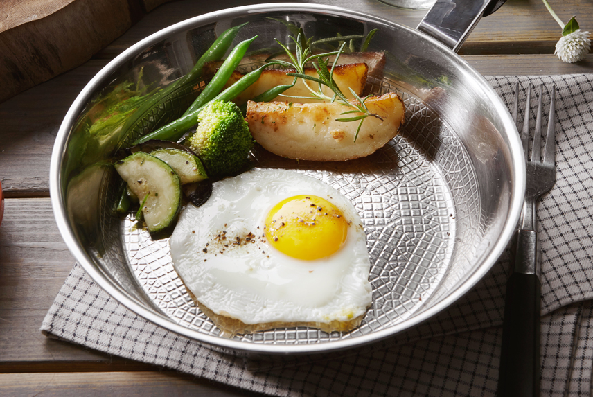 NEW FRYING PAN 3supply stainless steel frying pan 