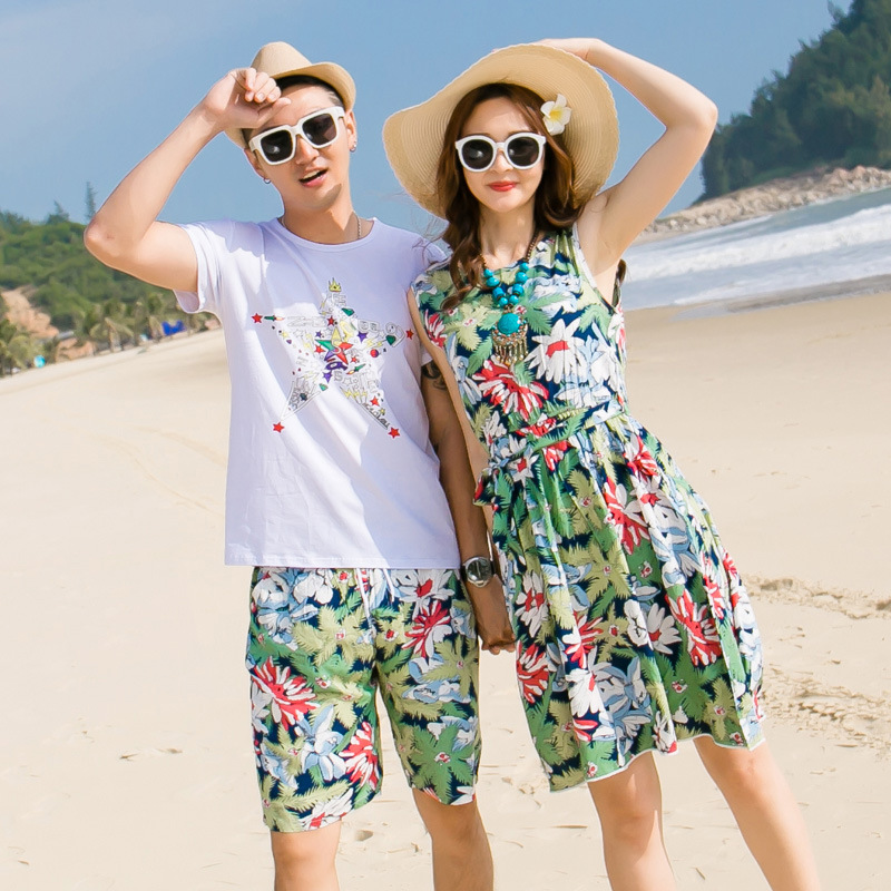 Summer Family Look Family Couple Palm Tree Set Clo