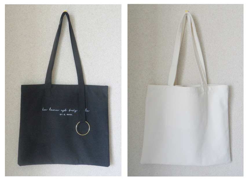 NEW ECO BAG Black O-ring Eco Bag Back Coordination
