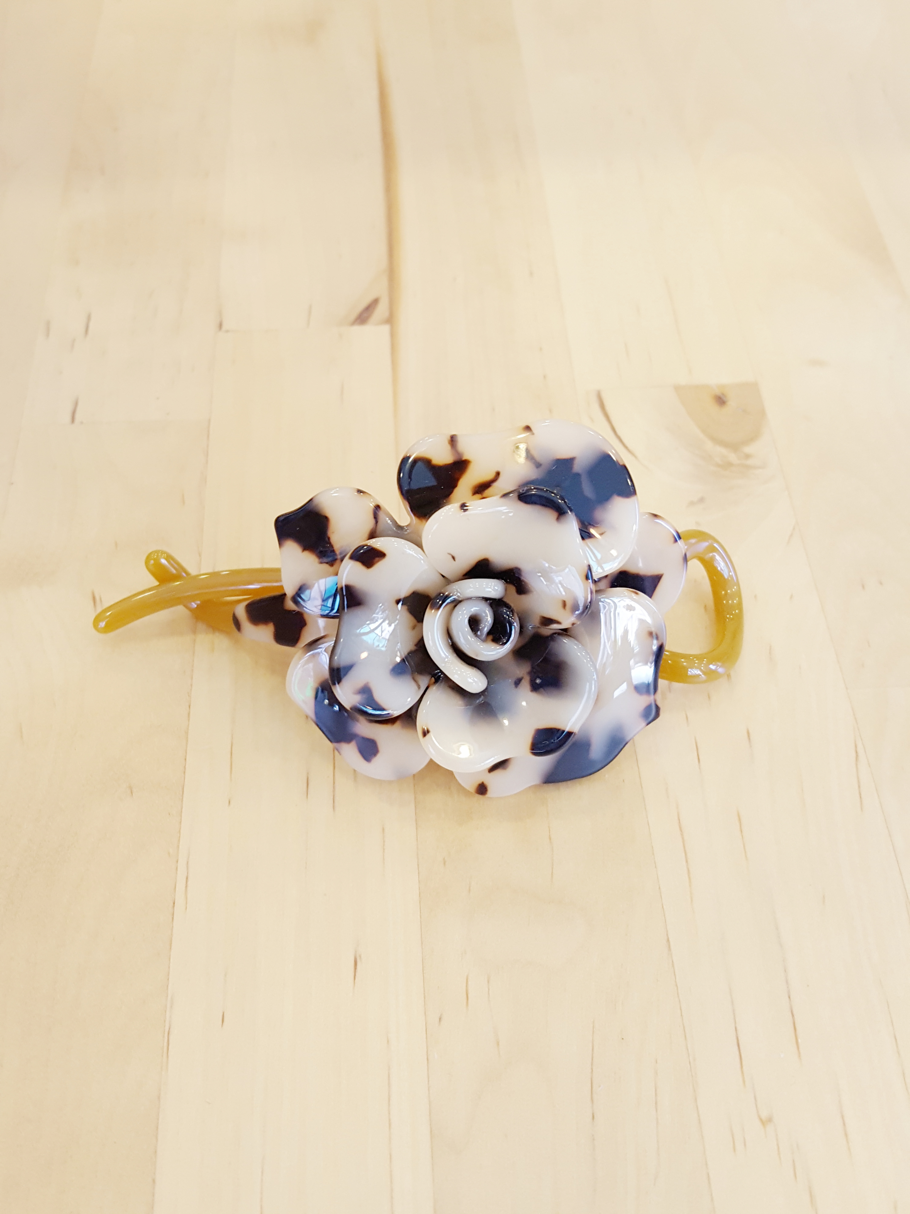 New France Pin Banana Blossom Half Hair Pin High Q