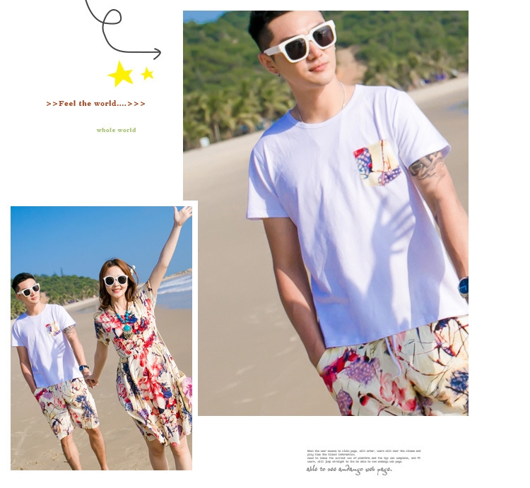 Cody Family Look Family Couple Flower Prints Beach