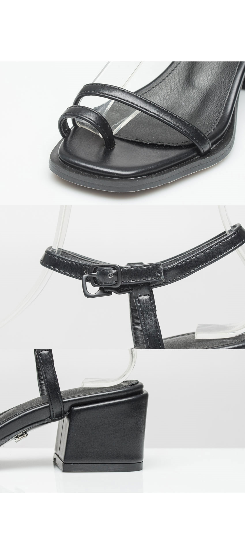 Women Heel Shoes Sandals Thumbscrew Sandals 2color