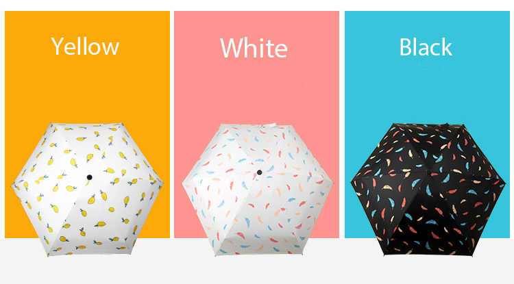 Mini Umbrella UV protection mass production 5 step